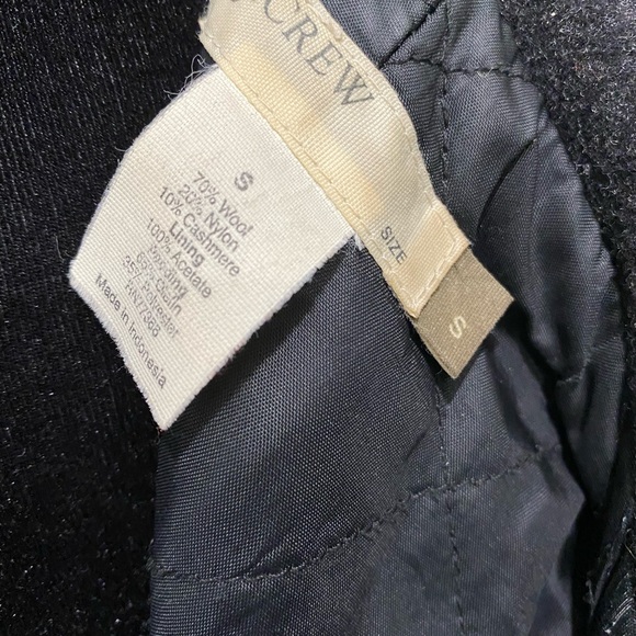 J. Crew Womens Pea Coat, Size S, charcoal - Picture 2 of 3